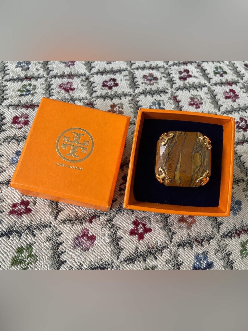Tory Burch Statement Ring Size 5